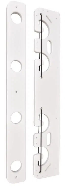 P03-074W – TACO METALS Fishing Rod Holder, Surface Mount Holds Four Spinning or Casting or Conventional Fishing Rods ...